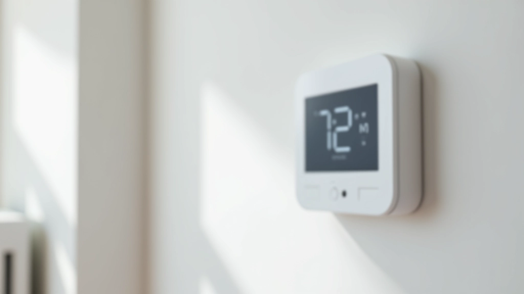Termóstato inteligente na parede